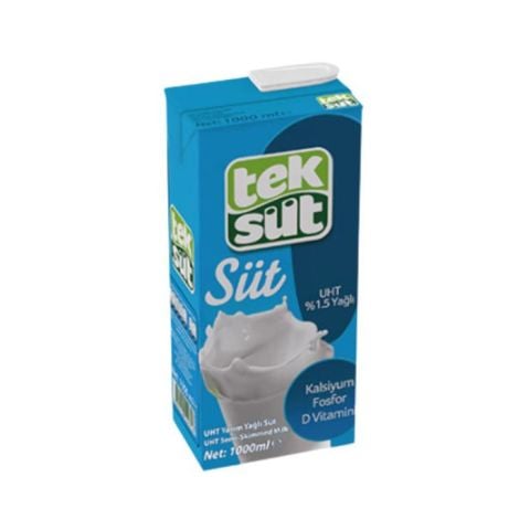 Teksüt Süt 1Lt Yarım Yağlı