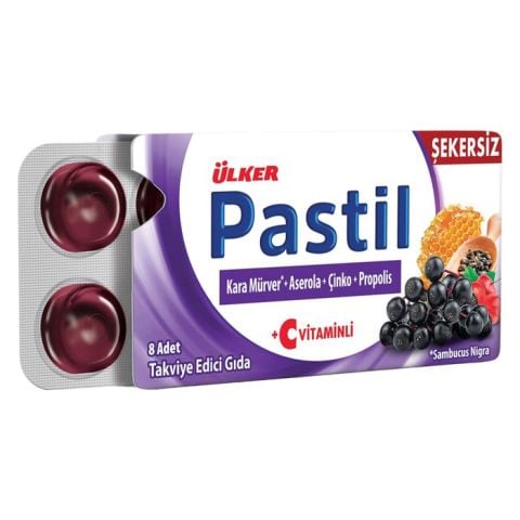 Ülker Pastil 22,4Gr (8 Pastil) Kara Mürver