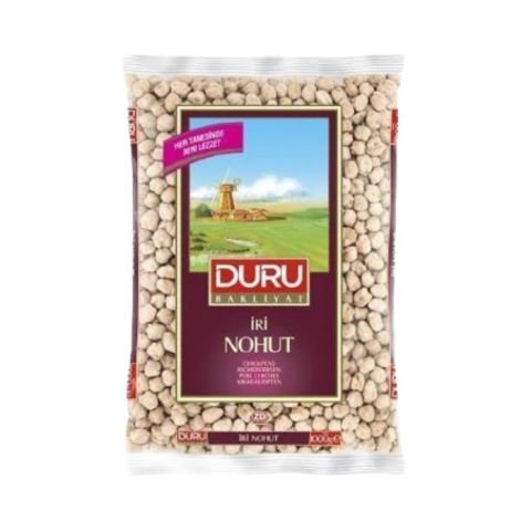 Duru Bakliyat 1Kg Beyaz İri Nohut