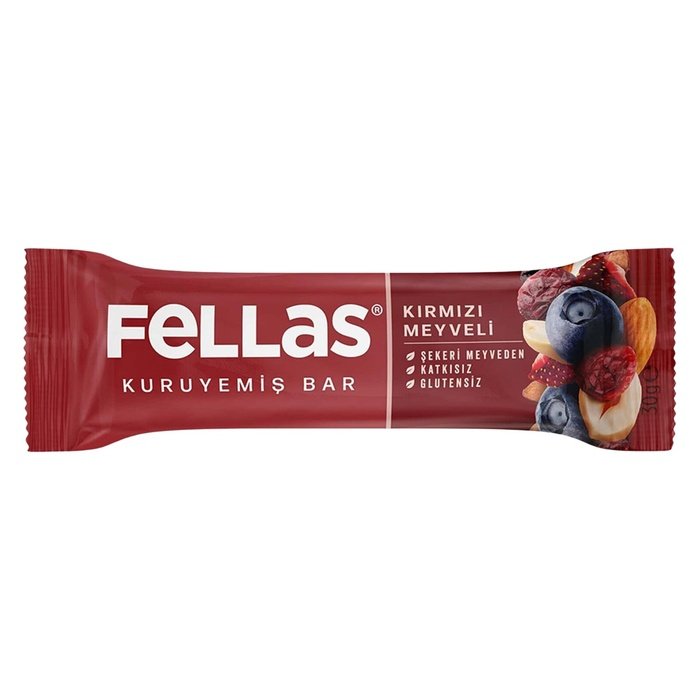 Fellas Kırmızı Meyveli Kuruyemişli Bar 30 Gr