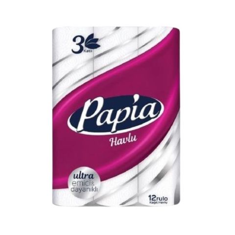 Papia Havlu 12'Li