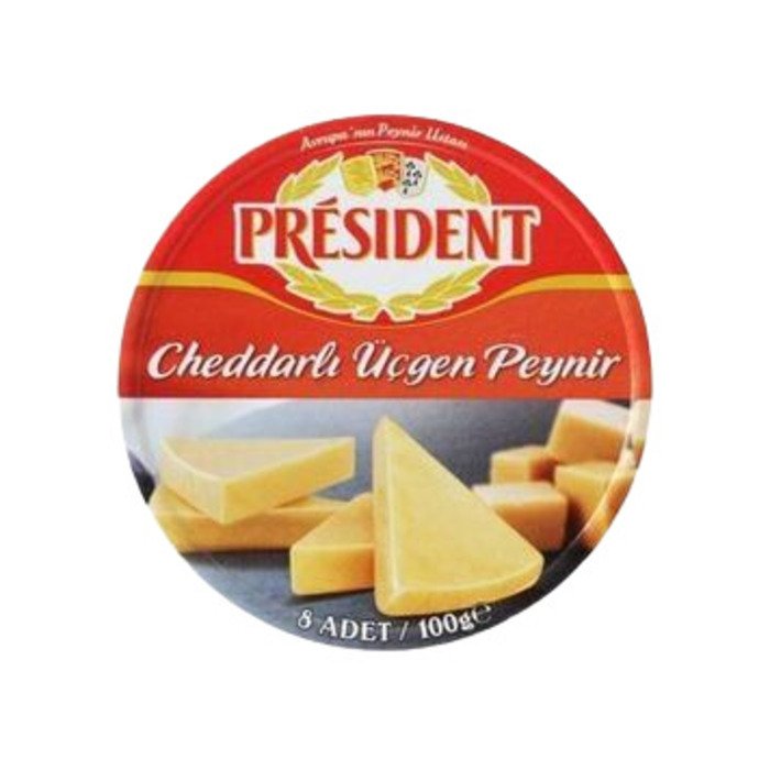 Presıdent Üçgen Peynir 100Gr Cheddarlı