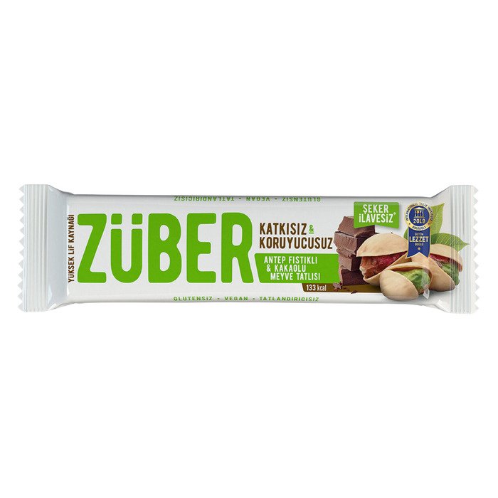 Züber Antep Fıstıklı Çikolata Bar 40 Gr