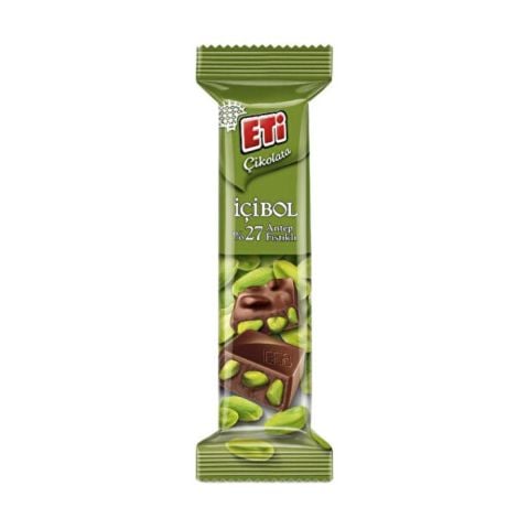 Eti Çikolata İçibol 30Gr %27 Antep Fıstıklı