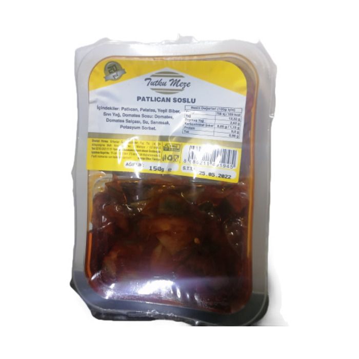 Tutku Meze 150Gr Patlıcan (Soslu)