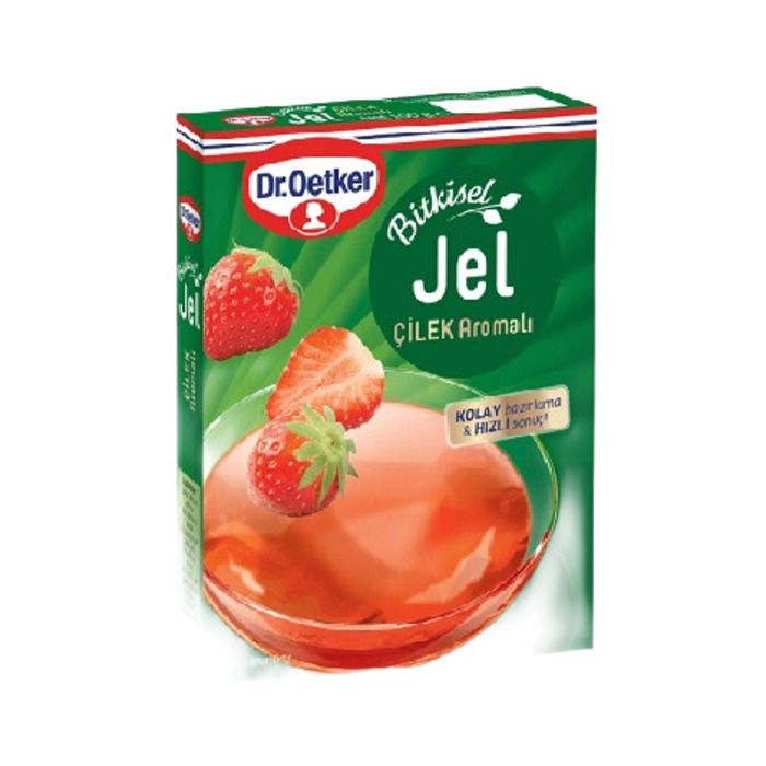 Dr.Oetker Bitkisel Jel100Gr Çilek Aromalı