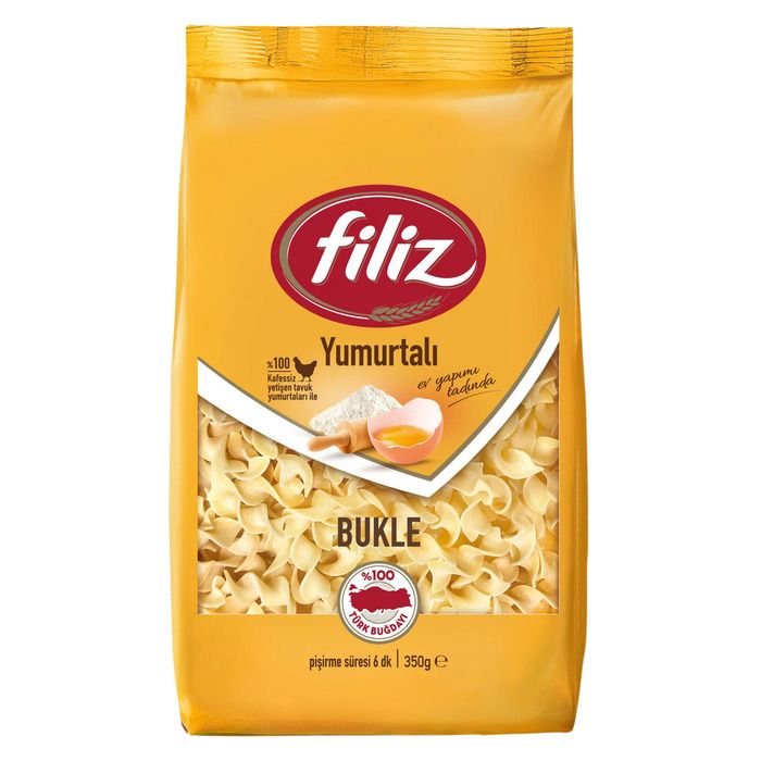 Filiz Yumurtalı Makarna 350Gr Bukle