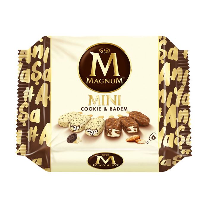 Algida Magnum Mini 345Ml Cookıe Badem
