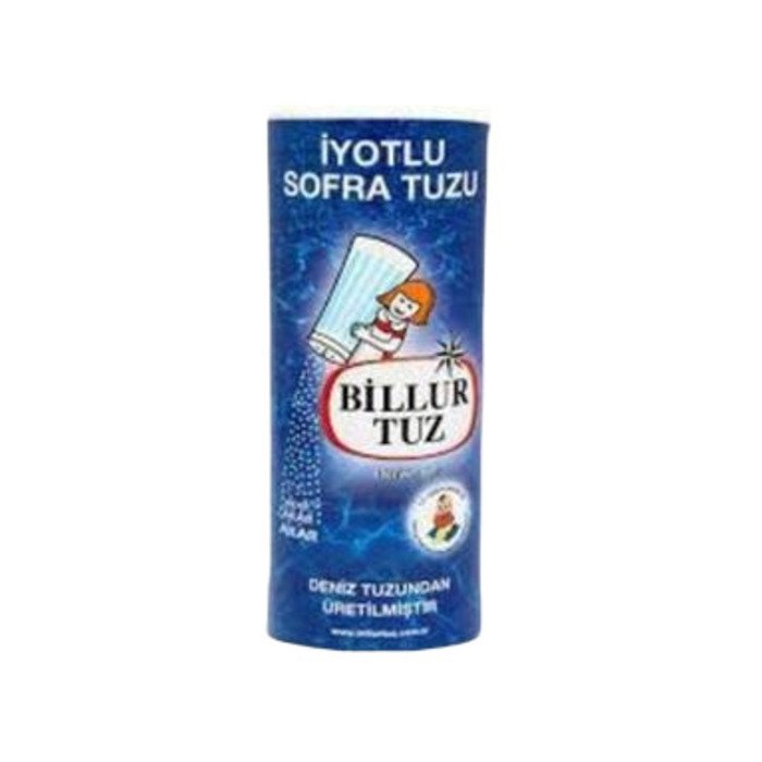 Billur Tuz Tuzluklu 125G İyotlu