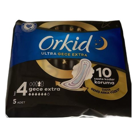 Orkid Ultra Extra Tekli 4 Boy 5'Lı Gece Extra