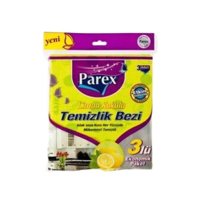 Parex Limonlu  Temizlik  Bez 3'Lü