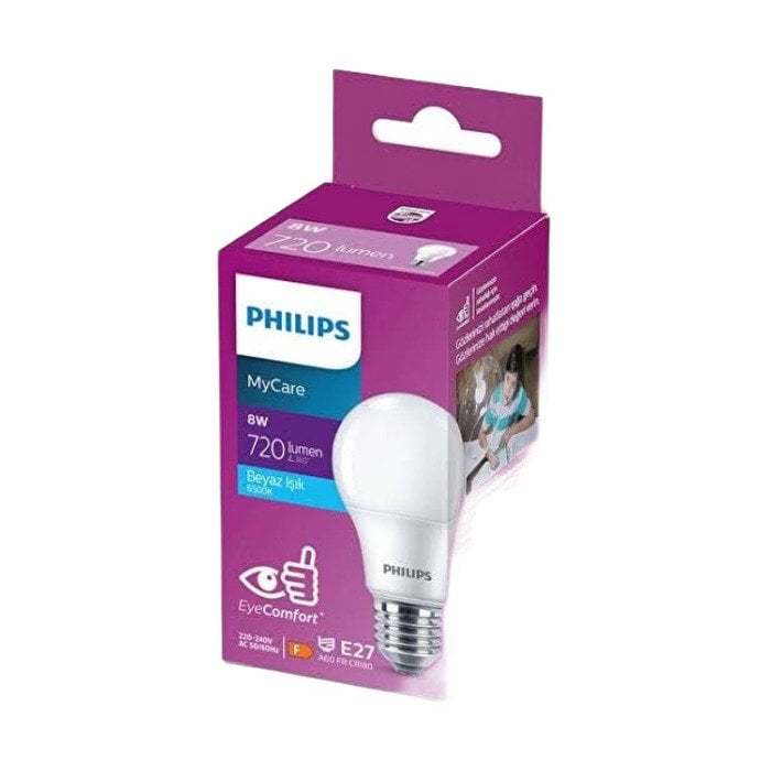 Philips Tasarruflu Led Ampul 8W