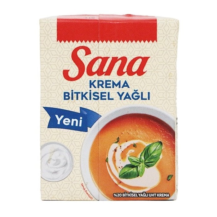 Sana Bitkisel Yağlı Krema 200ML