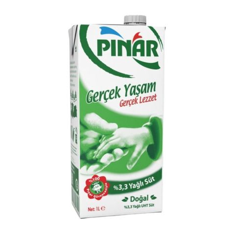 Pınar Süt 1Lt %3,3 Yağlı