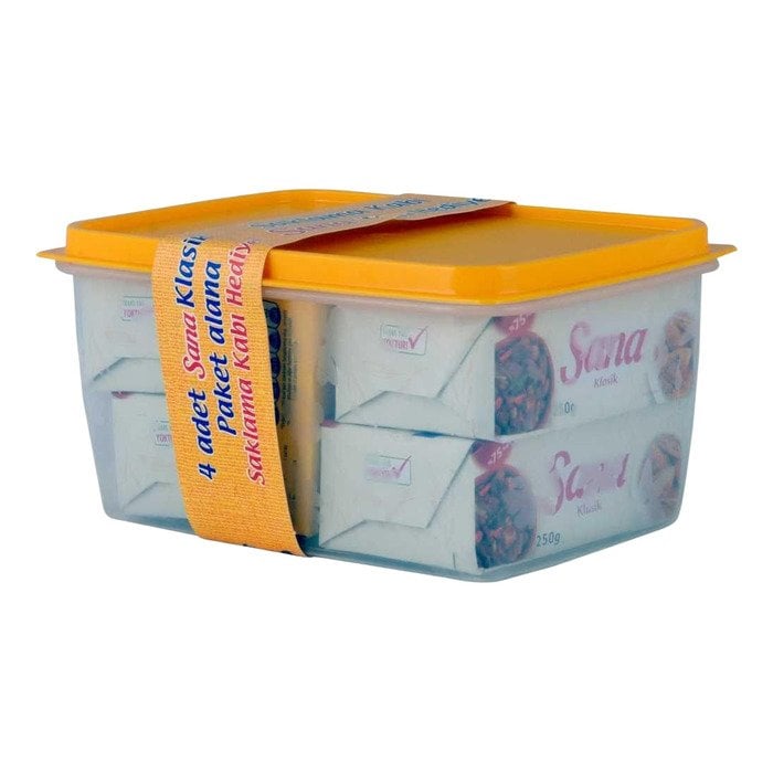 Sana Margarin 4X250Gr Saklama Kabı Hediyeli
