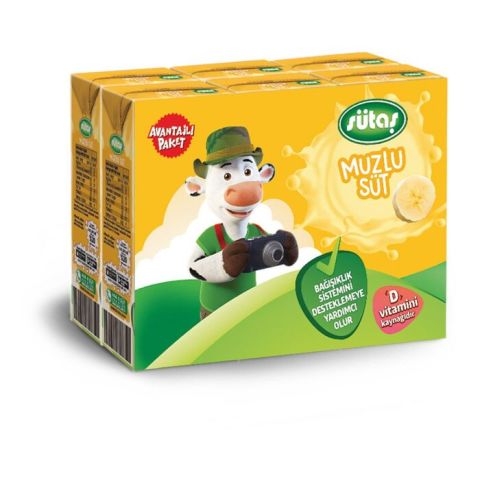 Sütaş Süt (180x6)Ml Muz
