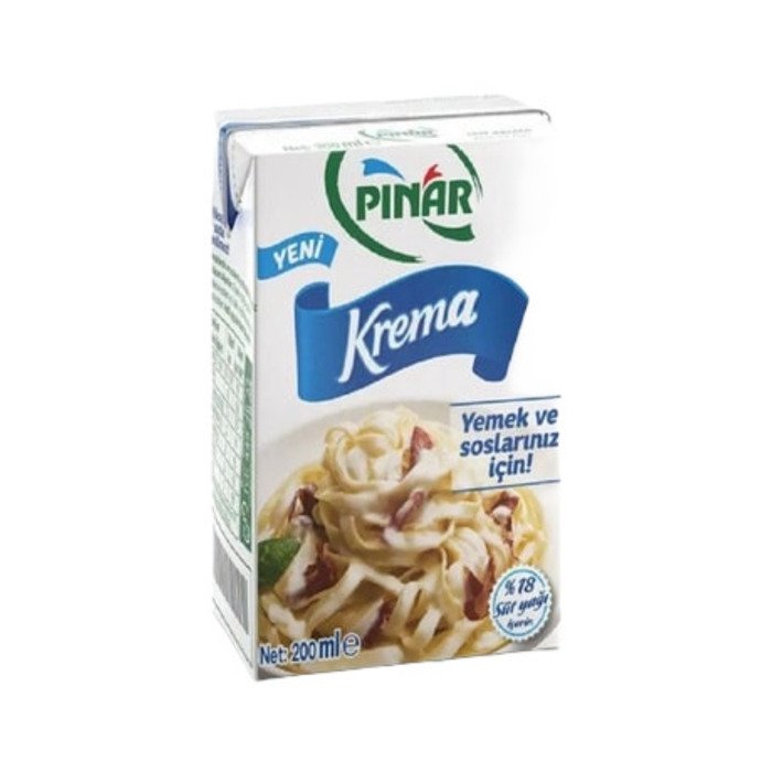 Pınar Krema 200Ml %18 Yağlı