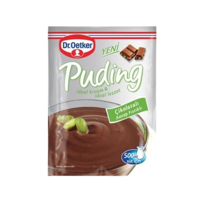 Dr.Oetker Puding 100Gr Çikolatalı Antep Fıstıklı