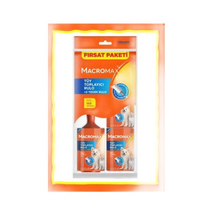 Macromax Tüy Toplayıcı Rulo +2 Yedek