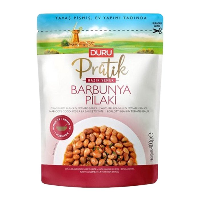 Duru Pratik Hazır Yemek 400Gr Barbunya Pilaki