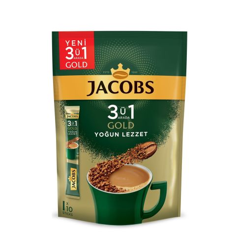 Jacobs 3Ü1 Arada 10'Lu (10X18Gr) Yoğun Lezzet
