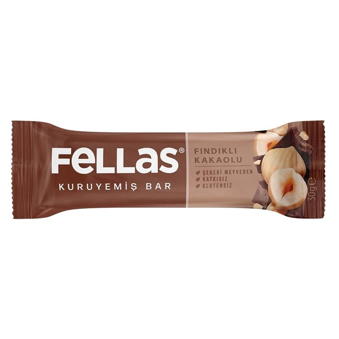 Fellas Fındıklı Kakaolu  Kuruyemişli Bar 30 Gr