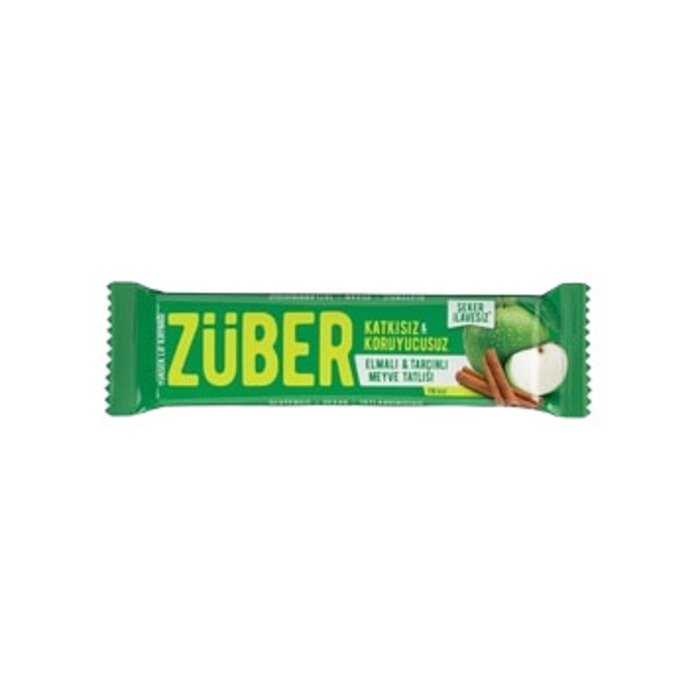 Züber Elma Ve Tarçın Çikolata Bar 40 Gr
