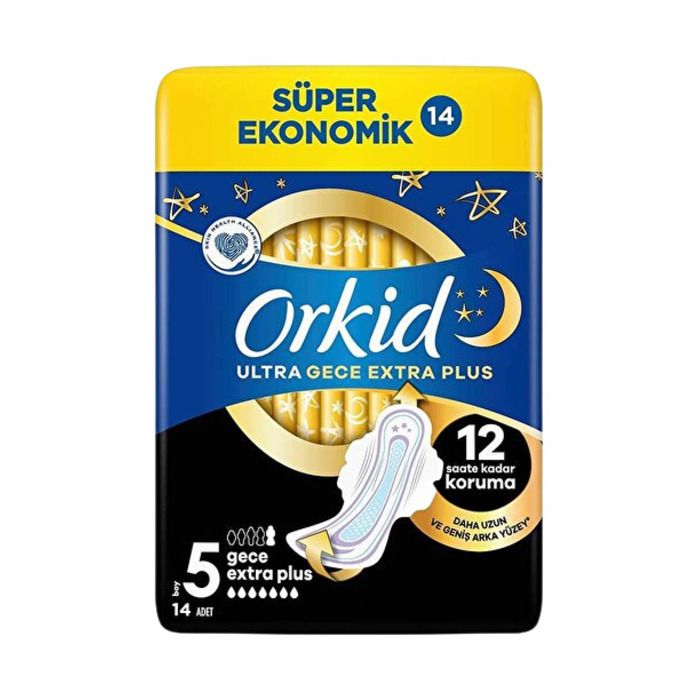 Orkid Ultra Extra Süper Eko 5 Boy 14'Lü Gece Extra Plus