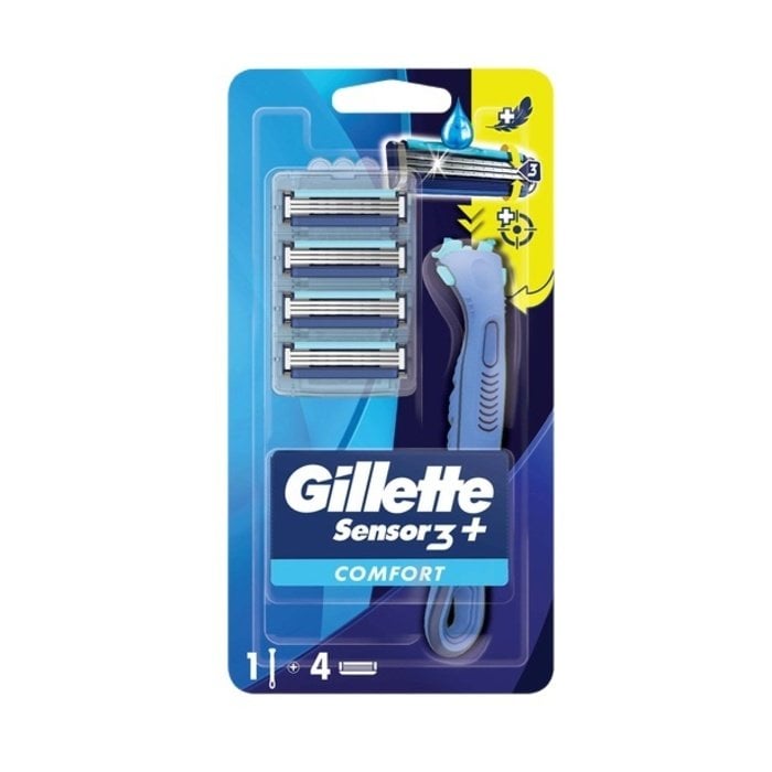 Gillette Blue 3 Plus Comfort Makina +4 Bıçak