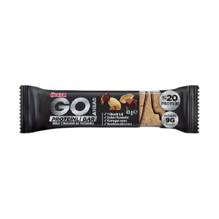 Ülker Go Bar Ahead Yer Fıstıklı Protein 45Gr