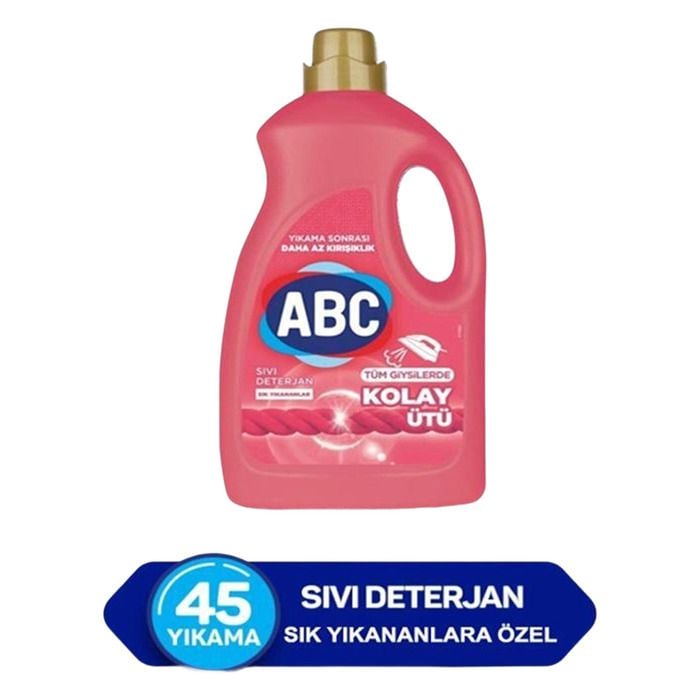 Abc Sıvı Deterjan 3 Lt Sık Yıkananlar Kolay Ütü