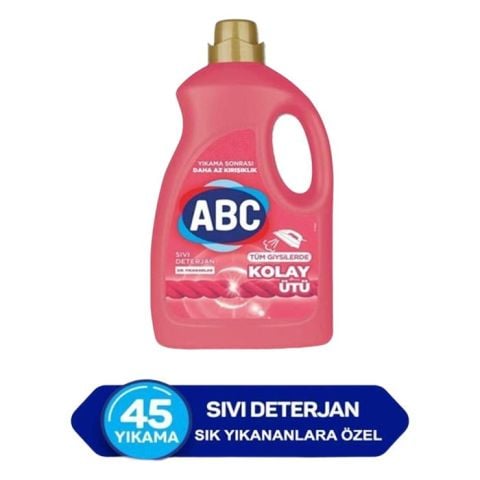 Abc Sıvı Deterjan 3 Lt Sık Yıkananlar Kolay Ütü