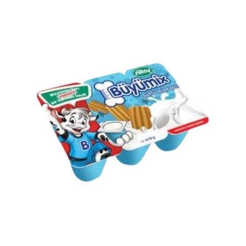Sütaş Büyümix 6X40Gr Sütlü Bisküvili