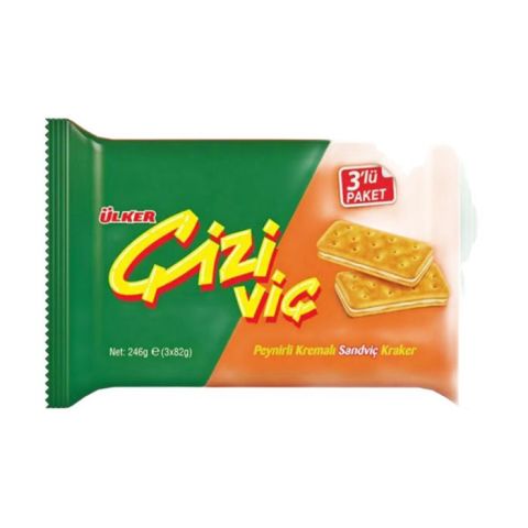 Ülker Çiziviç Kraker 3X82Gr Peynirli