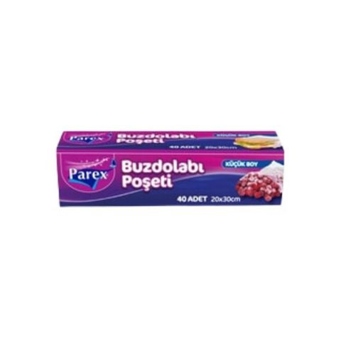 Parex Buzdolabı Poşeti Küçük Boy 40'Lı