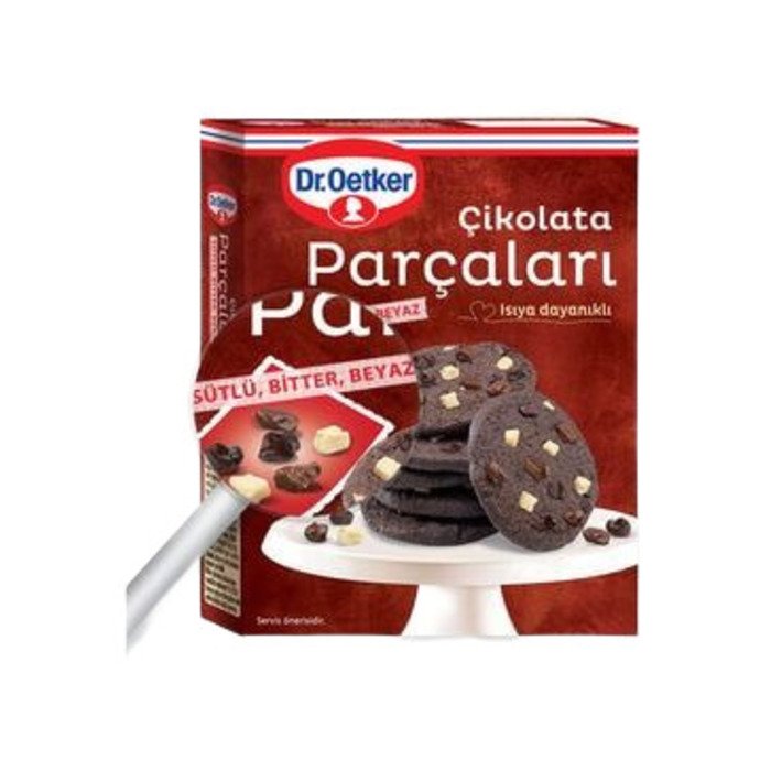 Dr.Oetker Çikolata Parçaları 70Gr 3Renk