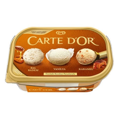 Algida Carte D'Or Classıc 850Ml Bal Badem Karamel