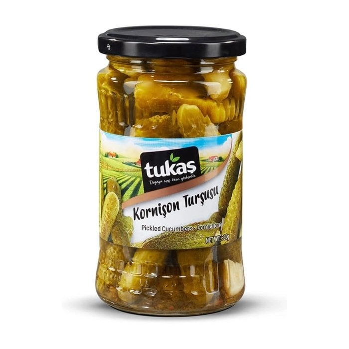 Tukaş Kornişon Turşusu  Cam 330Gr