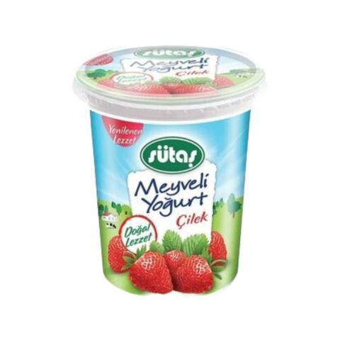Sütaş Meyveli Yoğurt 500Gr Çilek