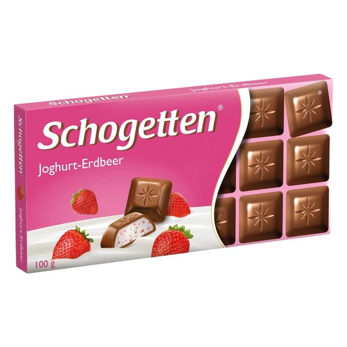 Schogetten Yoğurtlu Çilekli Çikolata 100 Gr