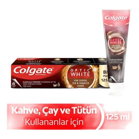 Colgate Optıc Whıte 125Ml For Coffee
