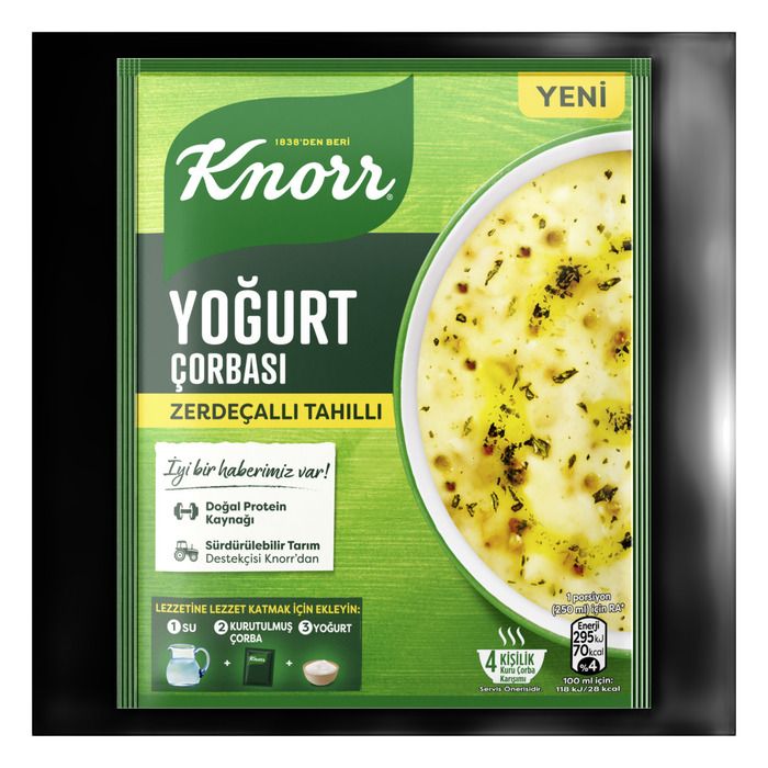 Knorr Çorba Yoğurt Zerdeçallı Tahıllı 79Gr