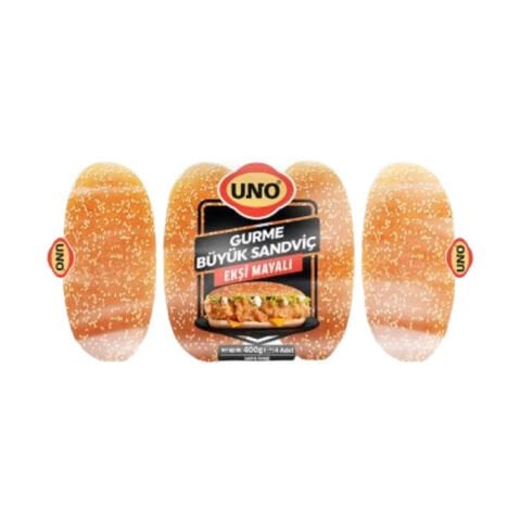Uno Gurme Sandviç Ekmeği 400Gr (4'Lü)