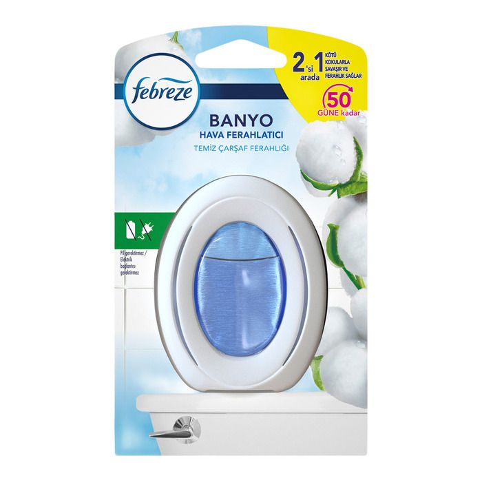 Febreze Banyo 7,5Ml Temiz Çarşaf Ferahlığı