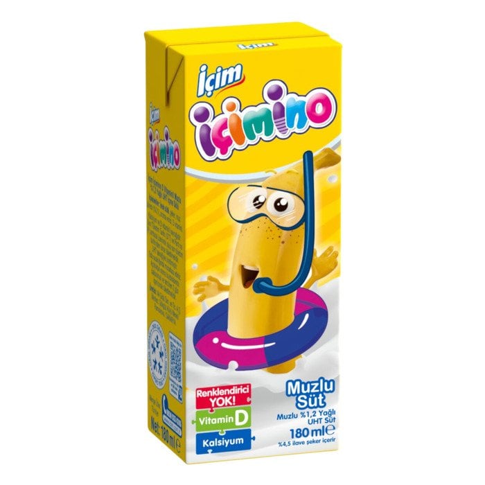 İçim İçimino Süt 180Ml Muzlu