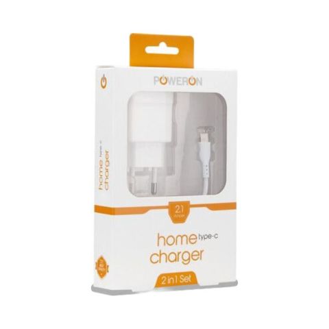 Poweron Şarj Kablosu Type + Adaptör
