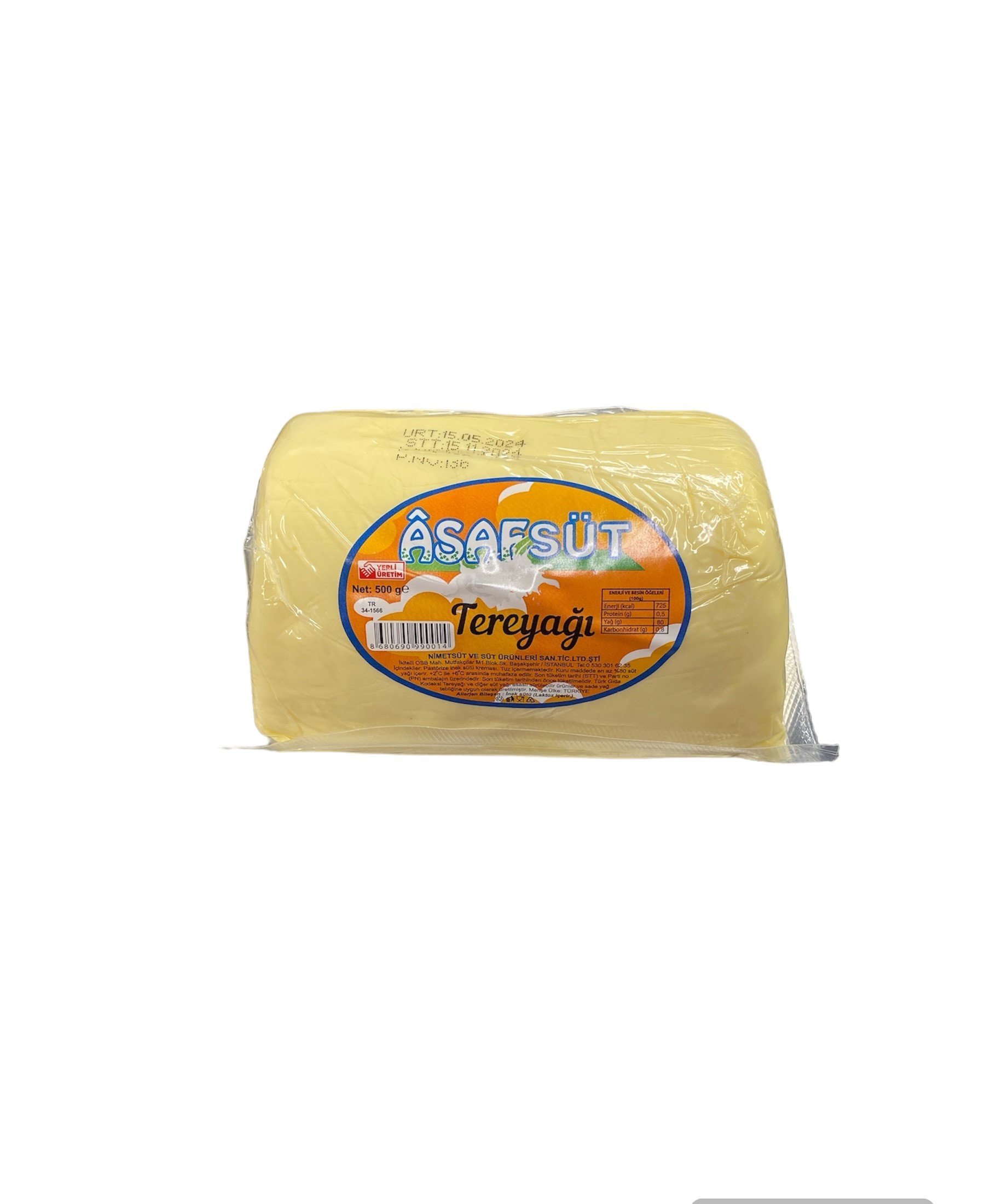 Asafsüt  Tereyağ  500g