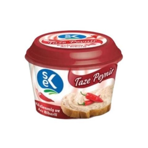 Sek Taze Peynir 150Gr Közlenmiş-Acı Biberli