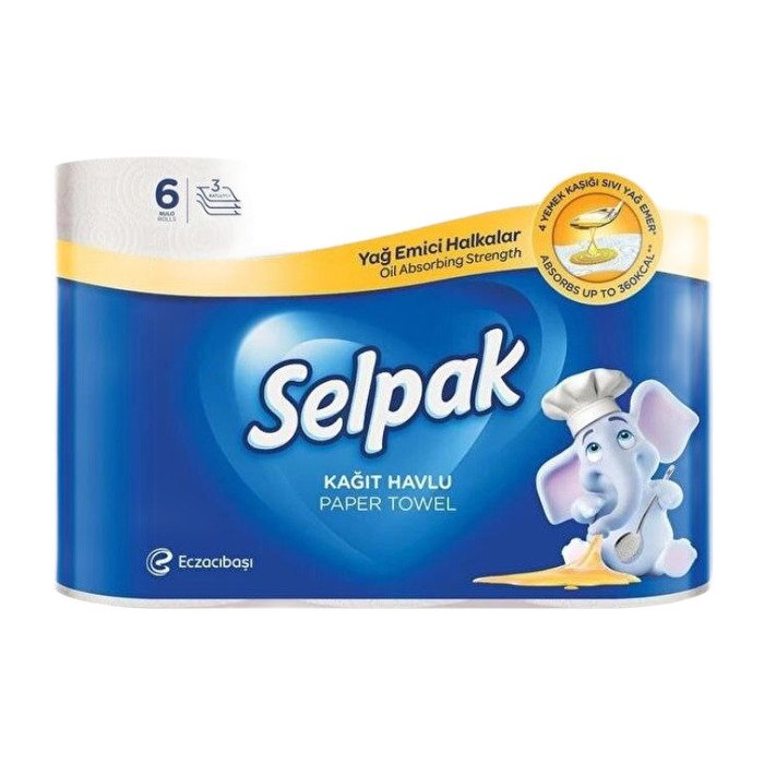 Selpak Extra Emici 6'Lı Havlu