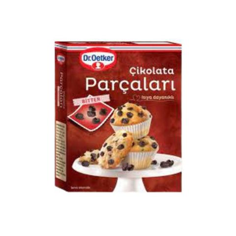 Dr.Oetker Çikolata Parçaları 70Gr Bitter